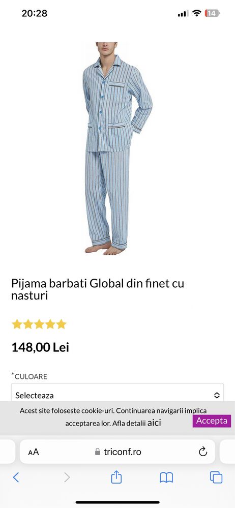 Pijama Barbati Global
