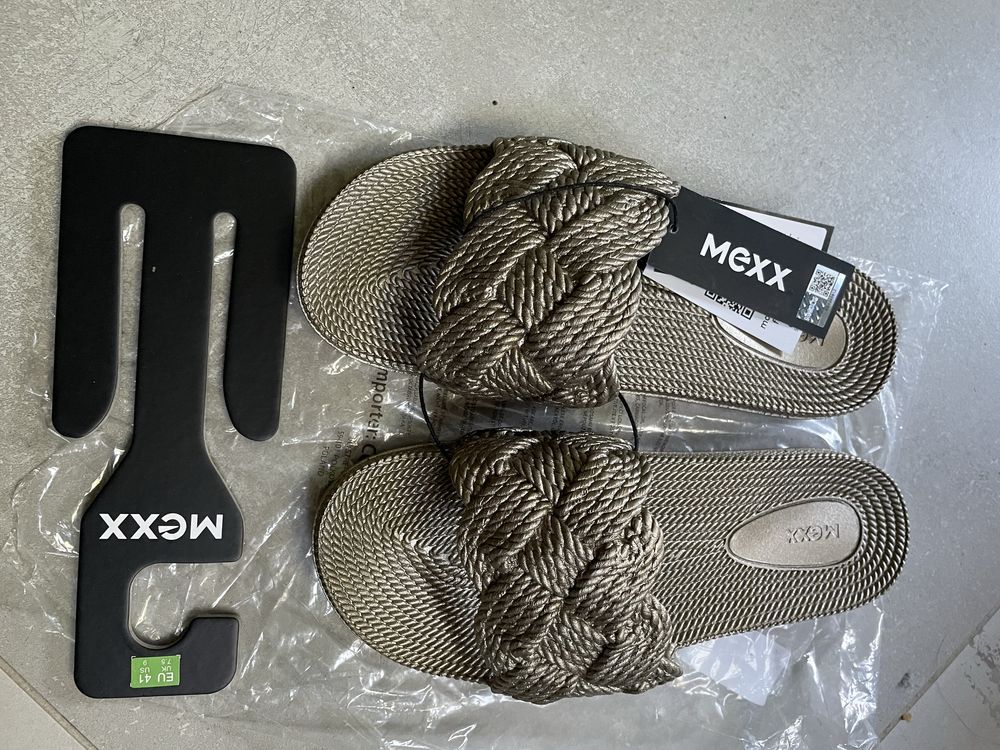 Чехли Mexx златисти 41