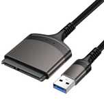 Cablu adaptor USB 3.0 -> SATA3 UASP - pentru SSD sau HDD de laptop 2.5