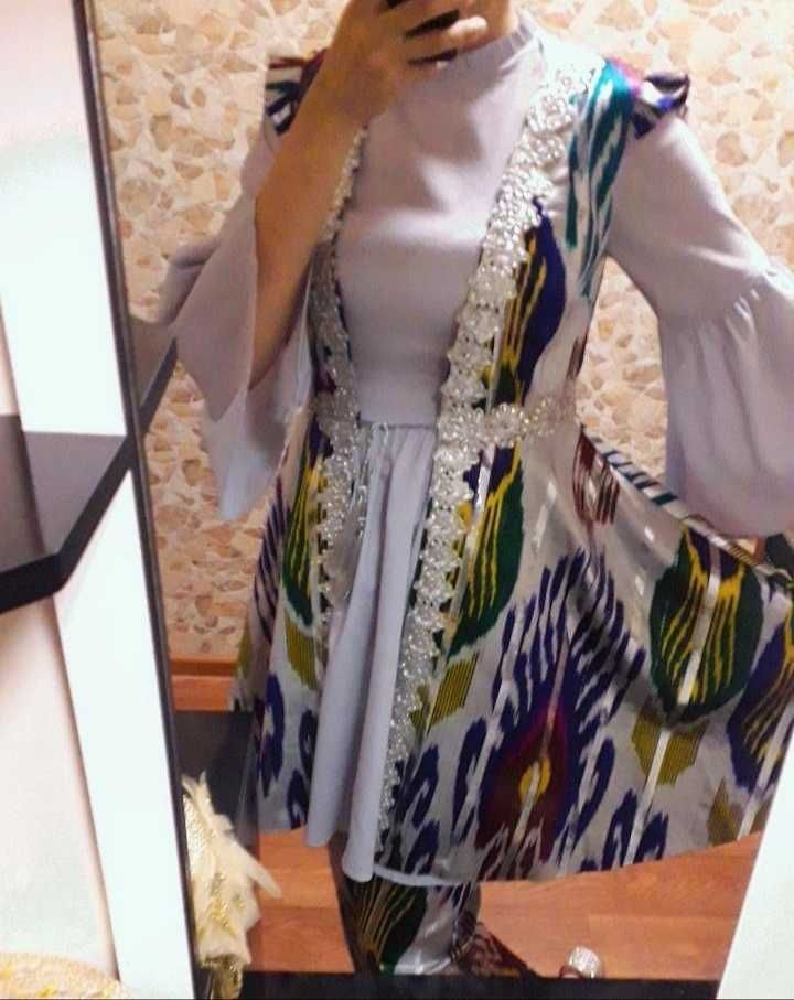 Milliy ko'ylak, nimcha va lozimchasi bilan sotiladi!