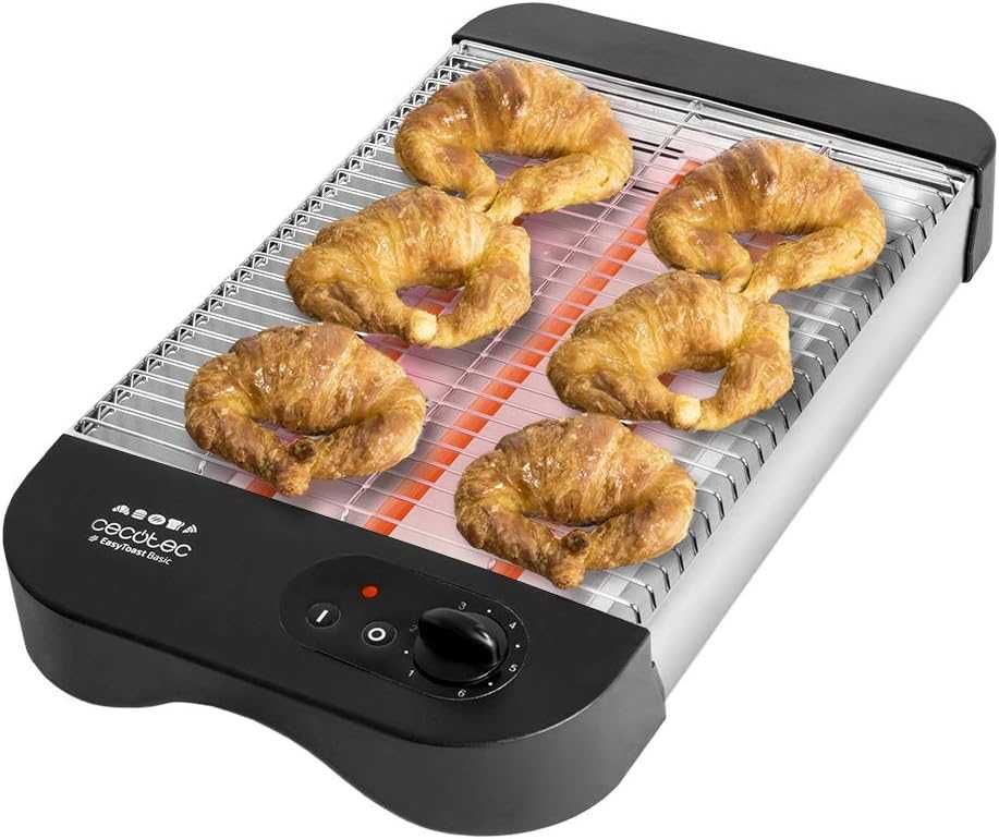 Хоризонтален тостер Cecotec Turbo Easytoast Basic, 900W