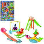 Комплект PJ masks фигурки с пързалка
