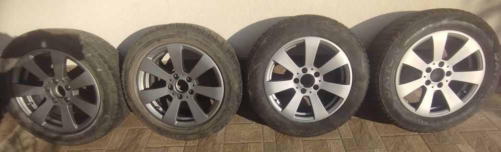 Оригинални джанти с нова боя 16 5х112 Мерцедес + зимни гуми