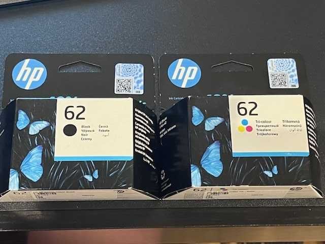 Vand - HP 62 Black  + HP 62 Tri-color originale, sigilate !