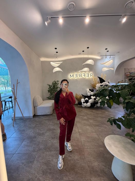 Костюм бархат двойка