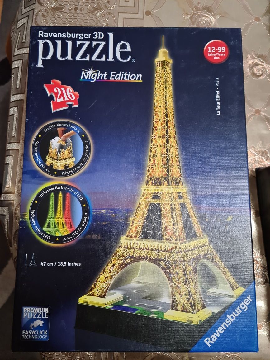 Puzzle 3D-Turnul Eiffel,Big Ben