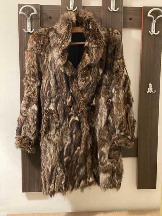 Палто естествен косъм