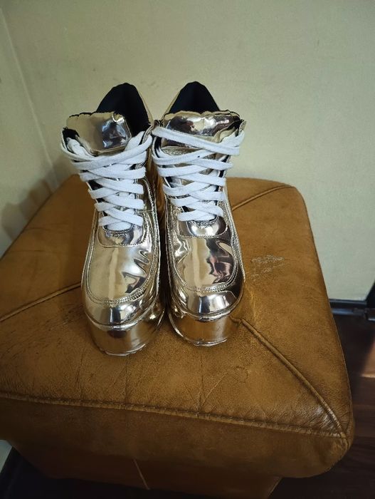 Ghete dama cu platformă înaltă 12 cm, mărimea 39