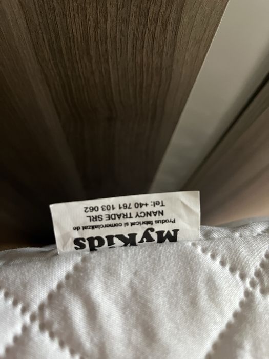 Vand saltea cocos bebe 90 x 60 Lenjerii si husa impermeabila cadou