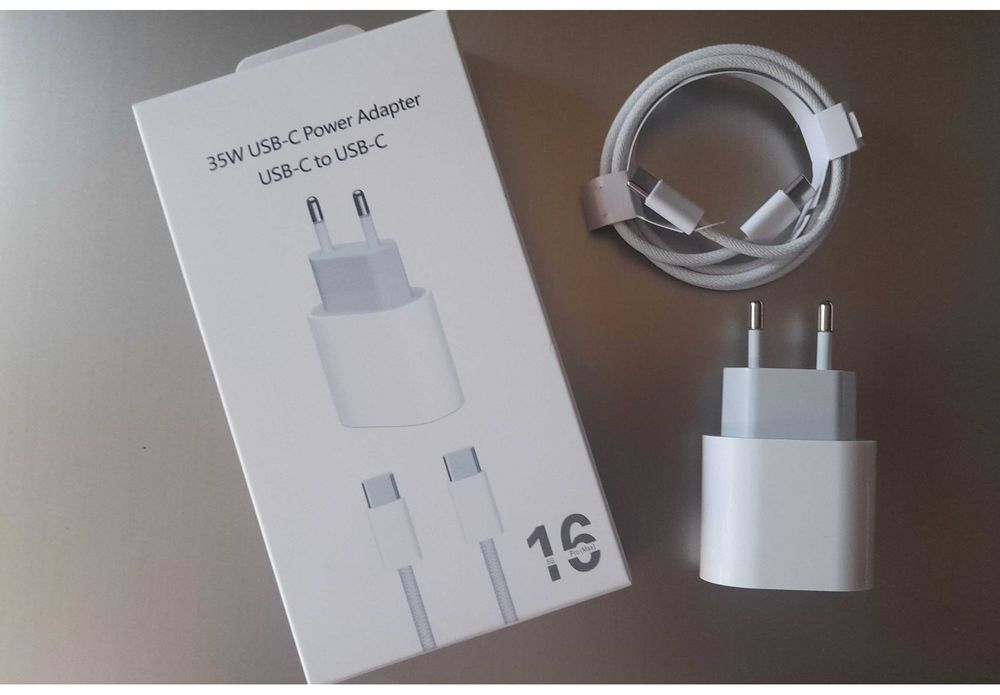 set incarcator fast charge 35w iPhone 15 16 17 Pro Max ,noi sigilate