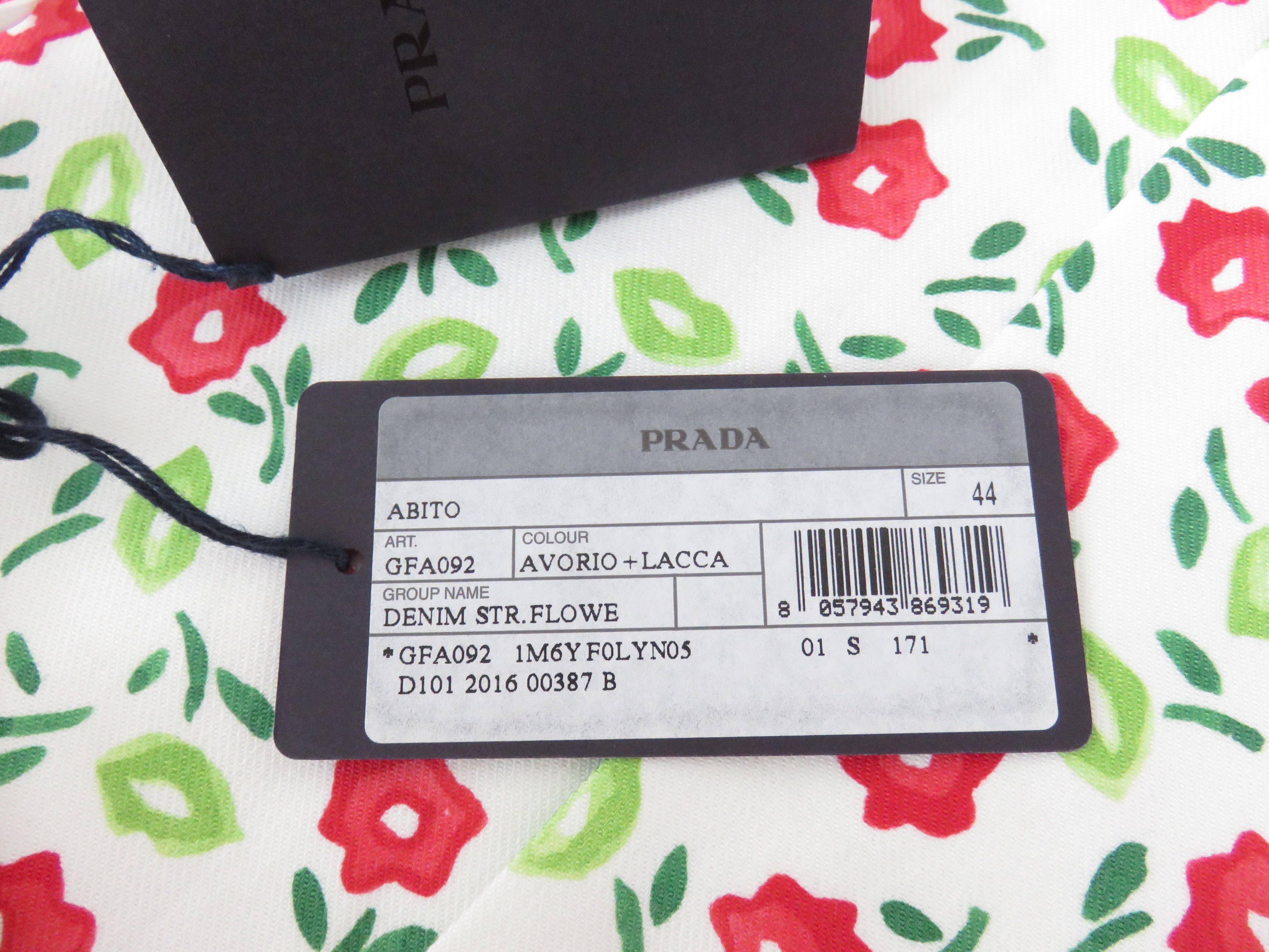 Рокля Prada, миди дължина, M, нова