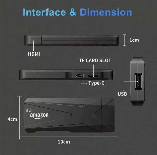 Тв бокс Amazon fire tv stick 10k HD Streaming 8R