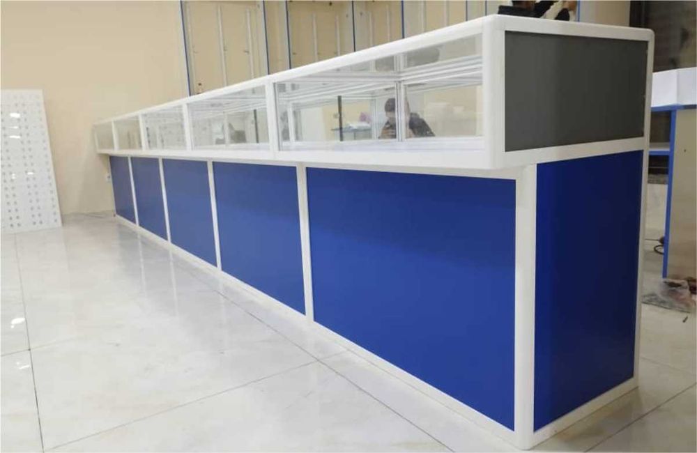 Oynaly prilavkalar, Акция, savdo uskunalari vitrinalar stellajlar