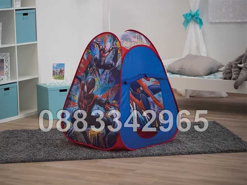 НОВИ! JOHN Палатка за игра - POP UP - Spiderman - Спайдърмен