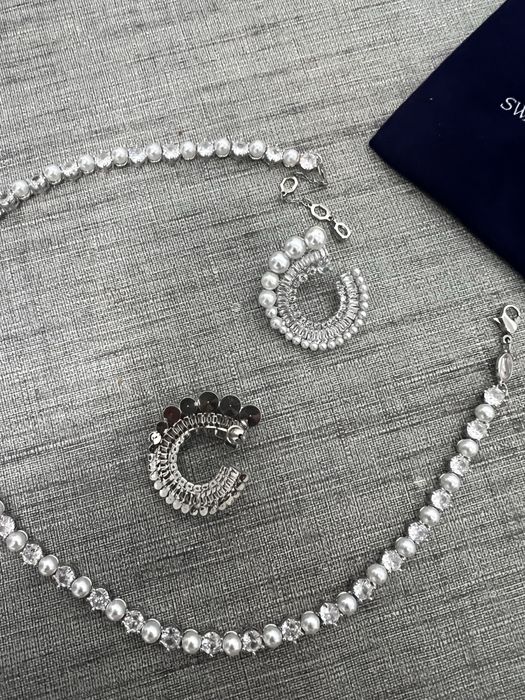 Colier+cercei Matrix swarovski