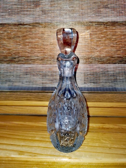 Гарафа оливерник шише кристално стъкло за алкохол напитки ликьор