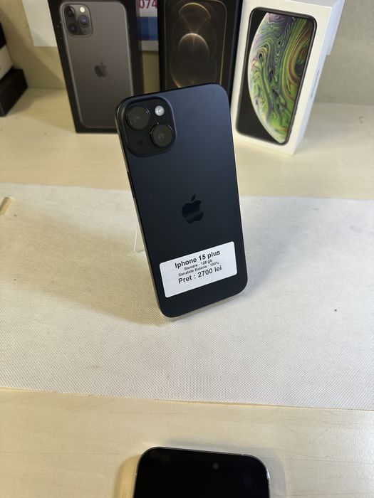 Iphone 15 plus / 128 gb / 100% baterie / garantie