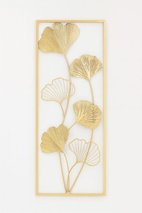Элегантное настенное панно “Золотые листья Гинкго”