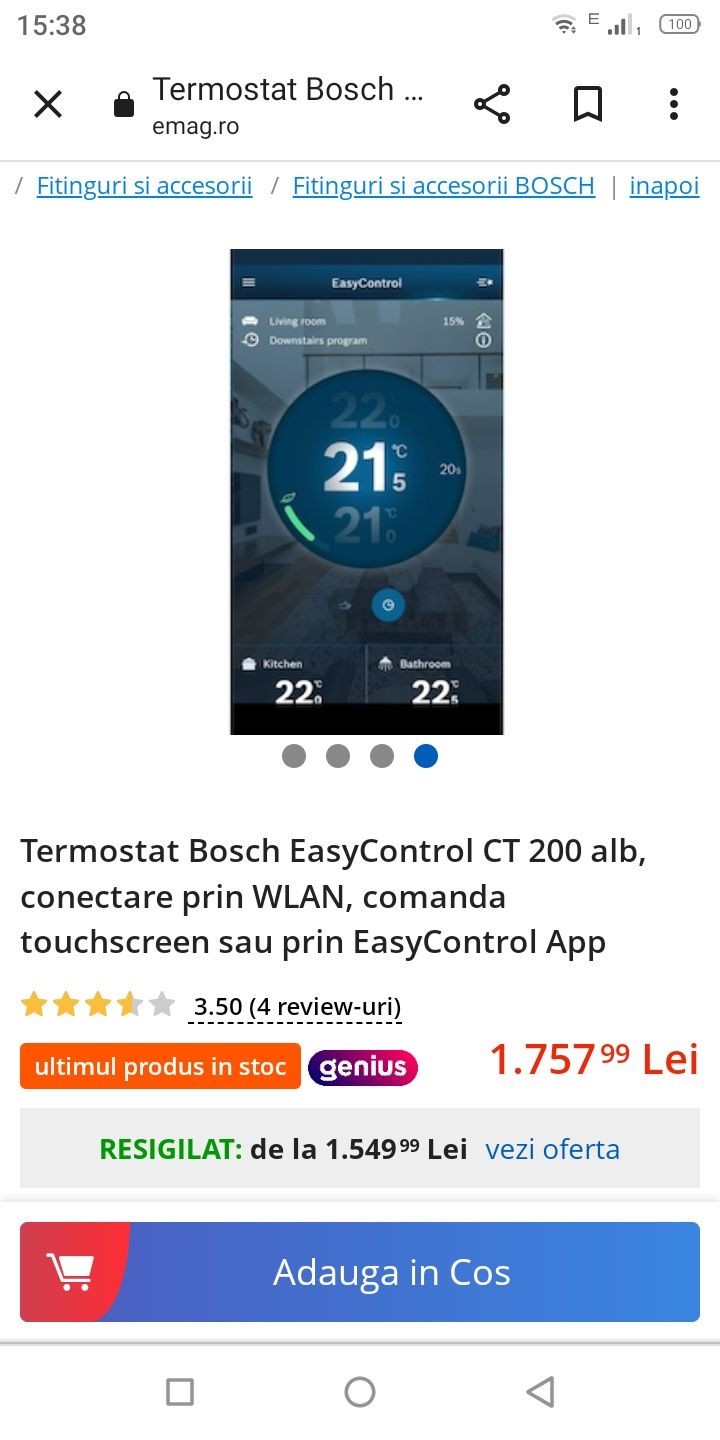 2 Termostat Bosch CT 200