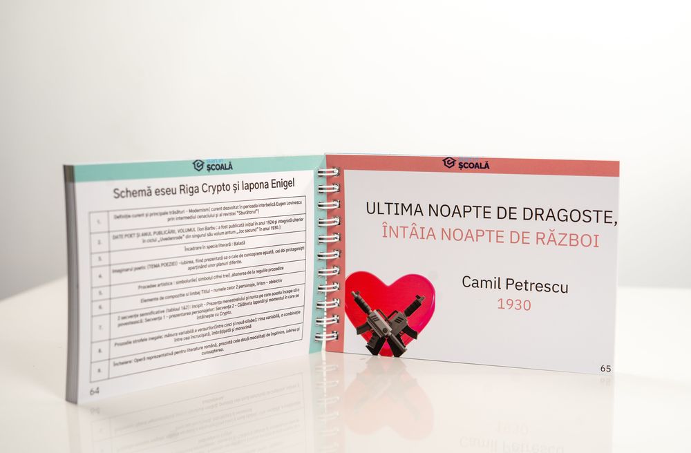 Culegere BAC Romana – Flashcard Start in Scoala
