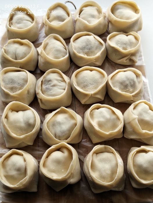 Продам манты домашнего приготовления Фарш, рубленные, говядина