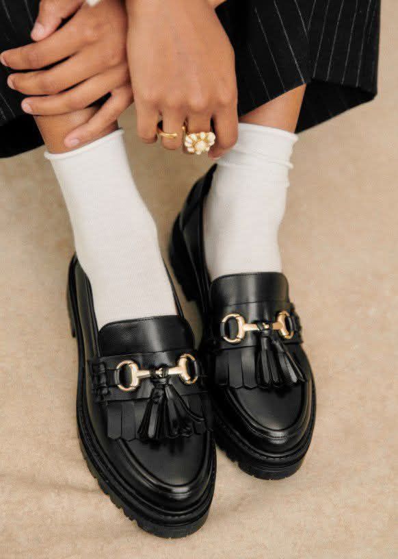 Sezane loafers мокасими естествена кожа