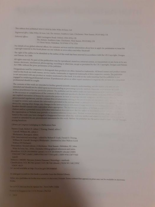 Vand carti International Neurology, stare foarte buna, pret 500 lei