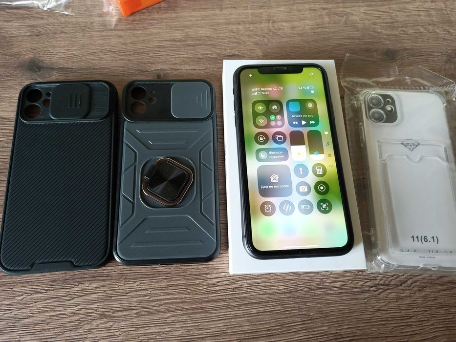 Обмен iPhone 11, 128 ГБ, Чёрный, (MHDH3)