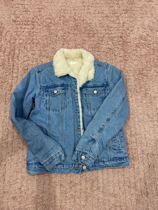 дънково яке Mango