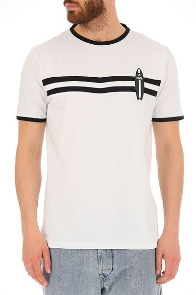 ПРОМО KARL LAGERFELD-S/M/2XL-Оригинална мъжка бяла тениска