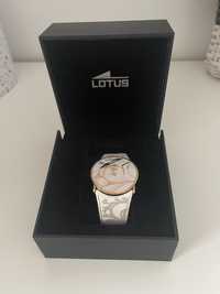 Ceas lotus alb/golden rose