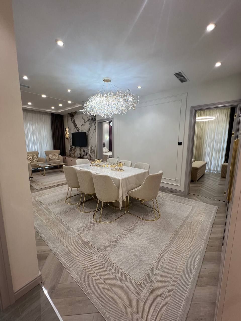 Сдаётся 3х ком квартира, ЖК Мирабад Авеню, ор-р: Госпитальный, 90 м²