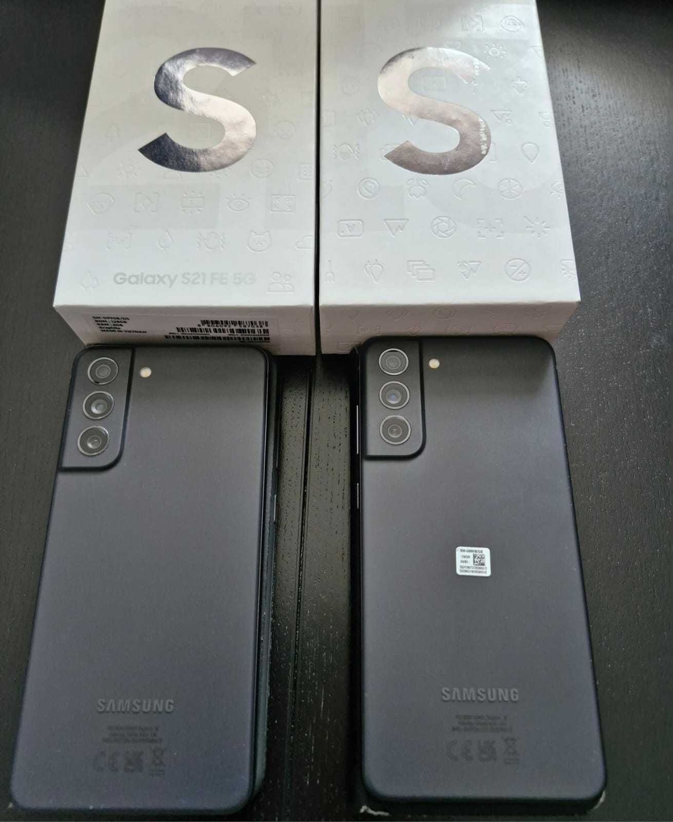 Vând 2 telefoane Samsung S21 FE, 6GB RAM, 5G, încă în garanție
