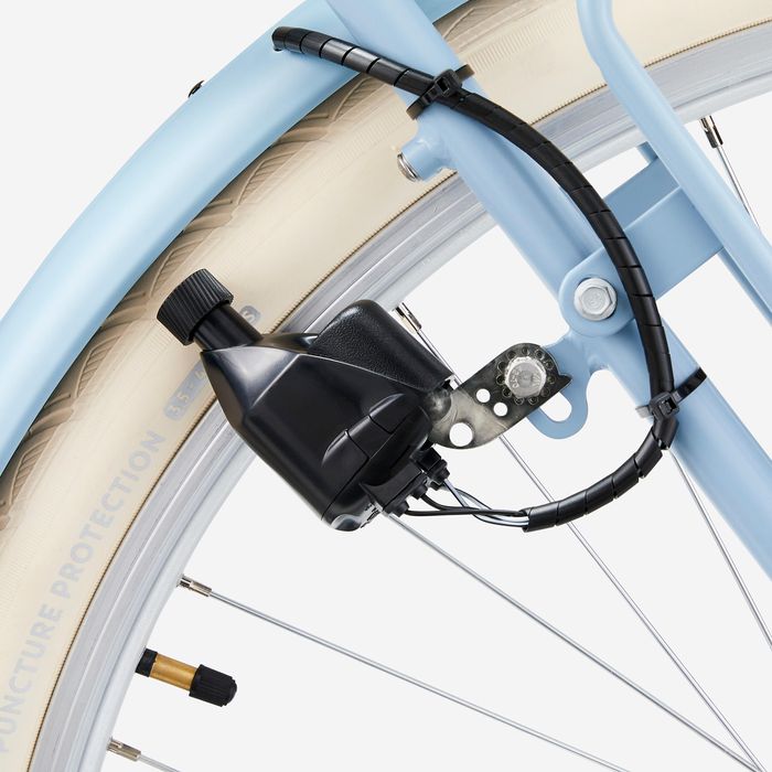 Bicicletă de oraș Elops 520 cadru jos - produs resigilat Decathlon