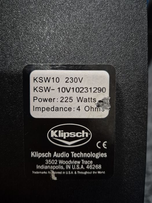 Bose KSW10 Subwoofer Activ Top