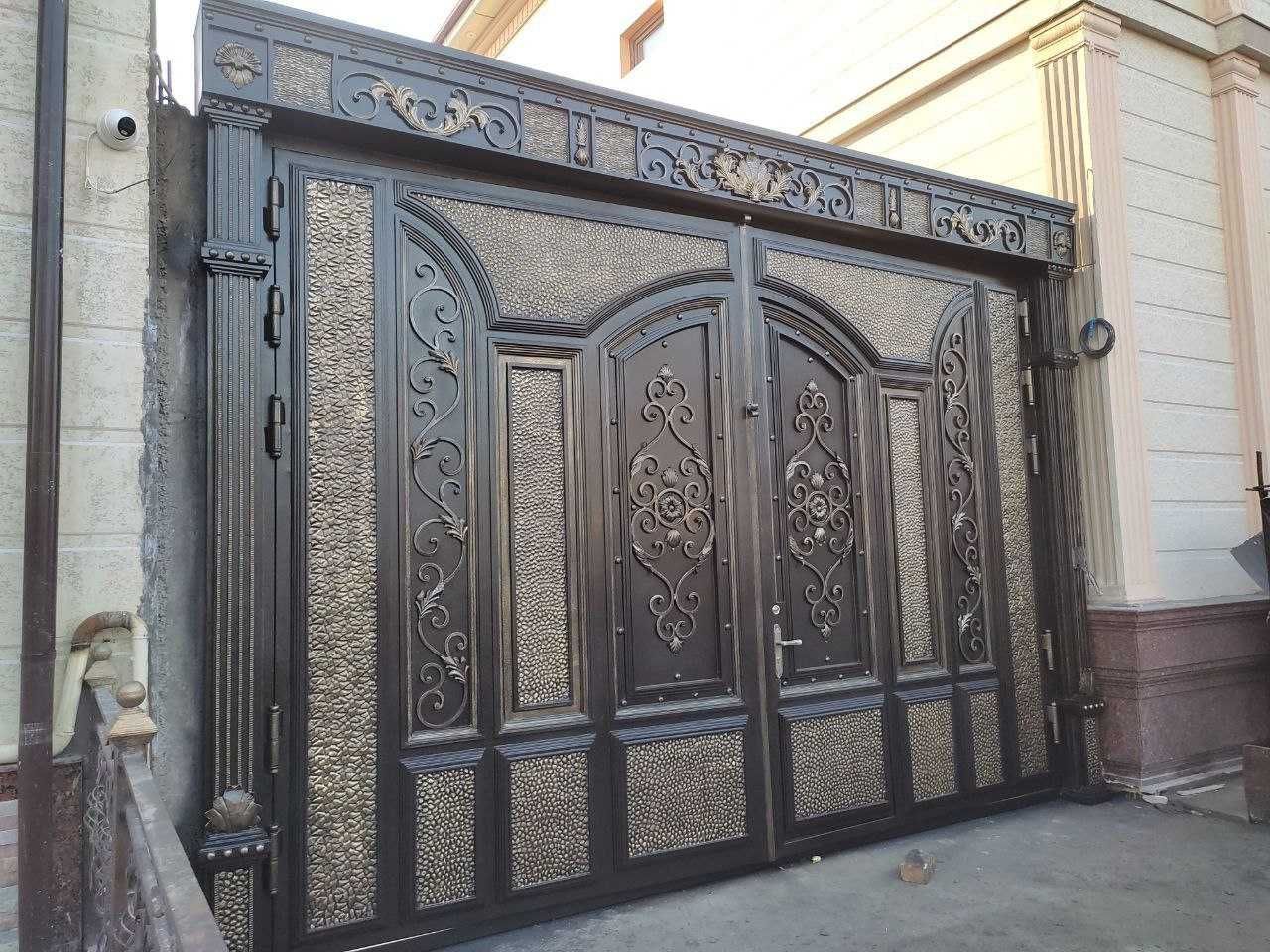 Реставрация ремонт покраска ворот. Дарвоза бу́яш хизмати