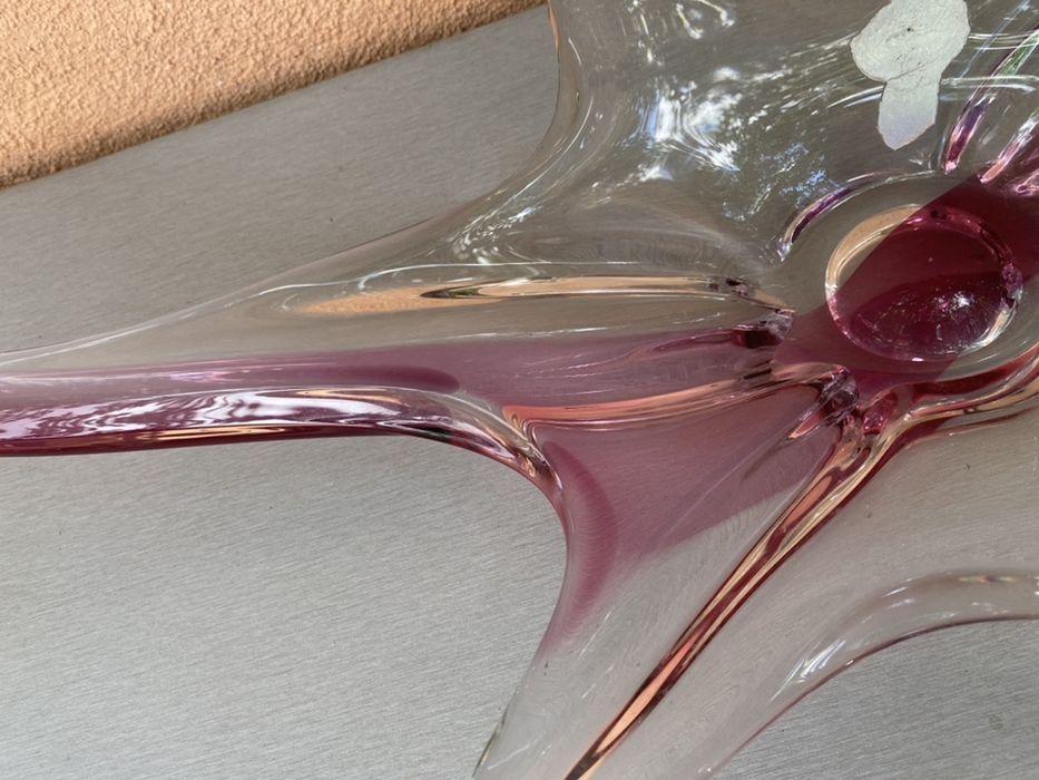 Фруктиера  от разтопено стъкло