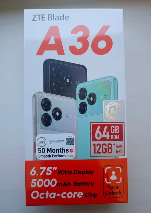 Продам Телефон ZTE Blade 36 64гб