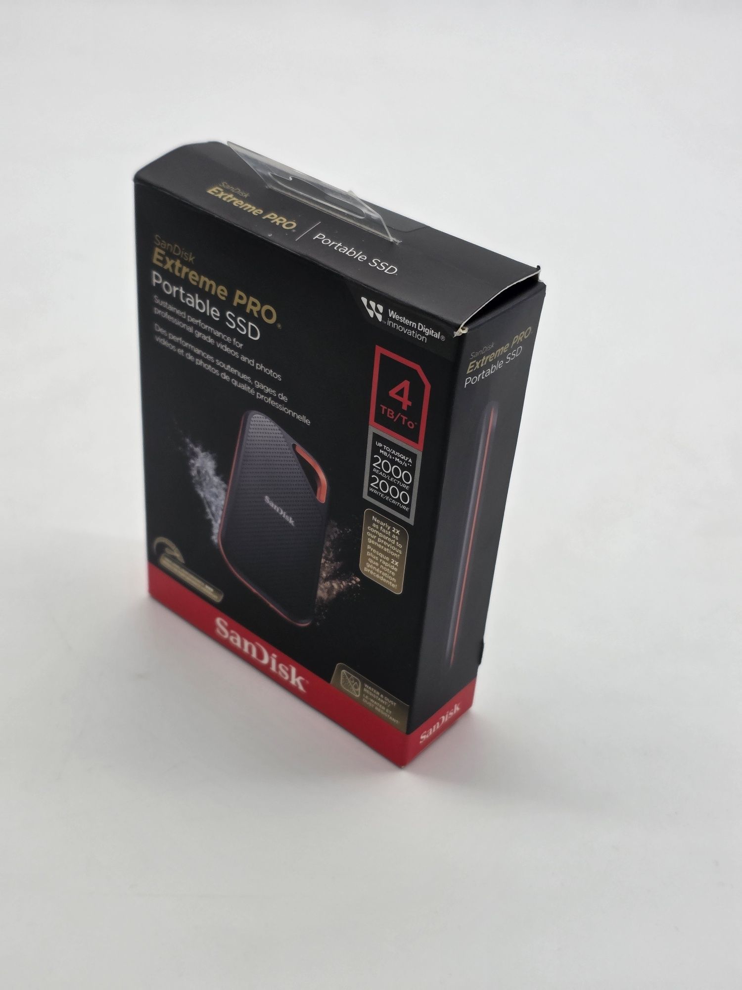 SanDisk Extreme PRO 4TB SSD extern, SSD portabil, RESIGILAT