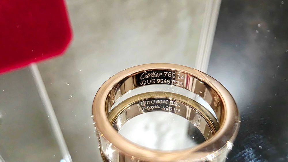 CARTIER Love Band Rose Gold Пръстен
