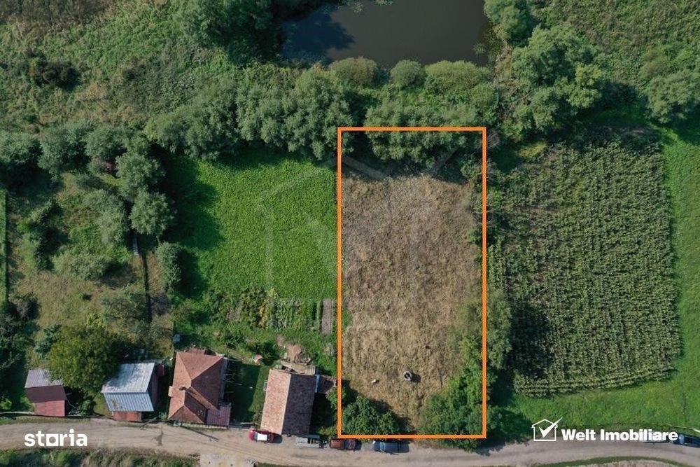 Teren Sanpaul, 1428mp(26x53), pozitie insorita, acces excelent catre C