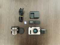 Kit Canon EOS M baterie extra si adaptor M42 + card 32GB