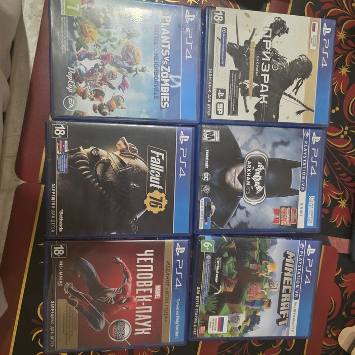 Игры PS4 в отличном состоянии