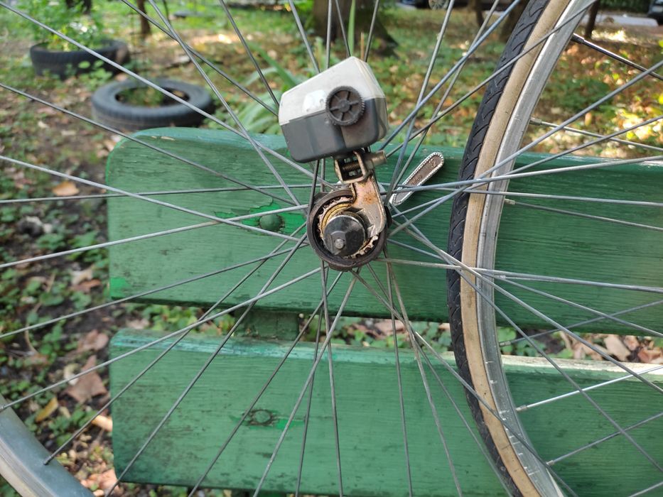 Roți bicicletă cursieră vintage