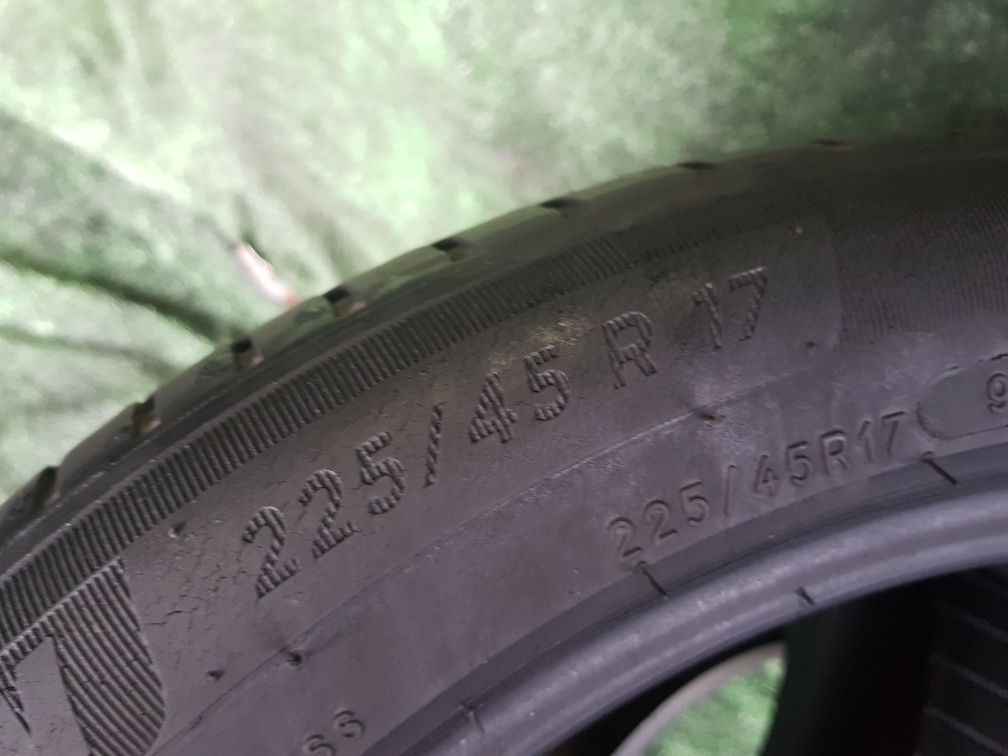 Anvelope 2x225 45 17 michelin dot 21 mm 4.7
