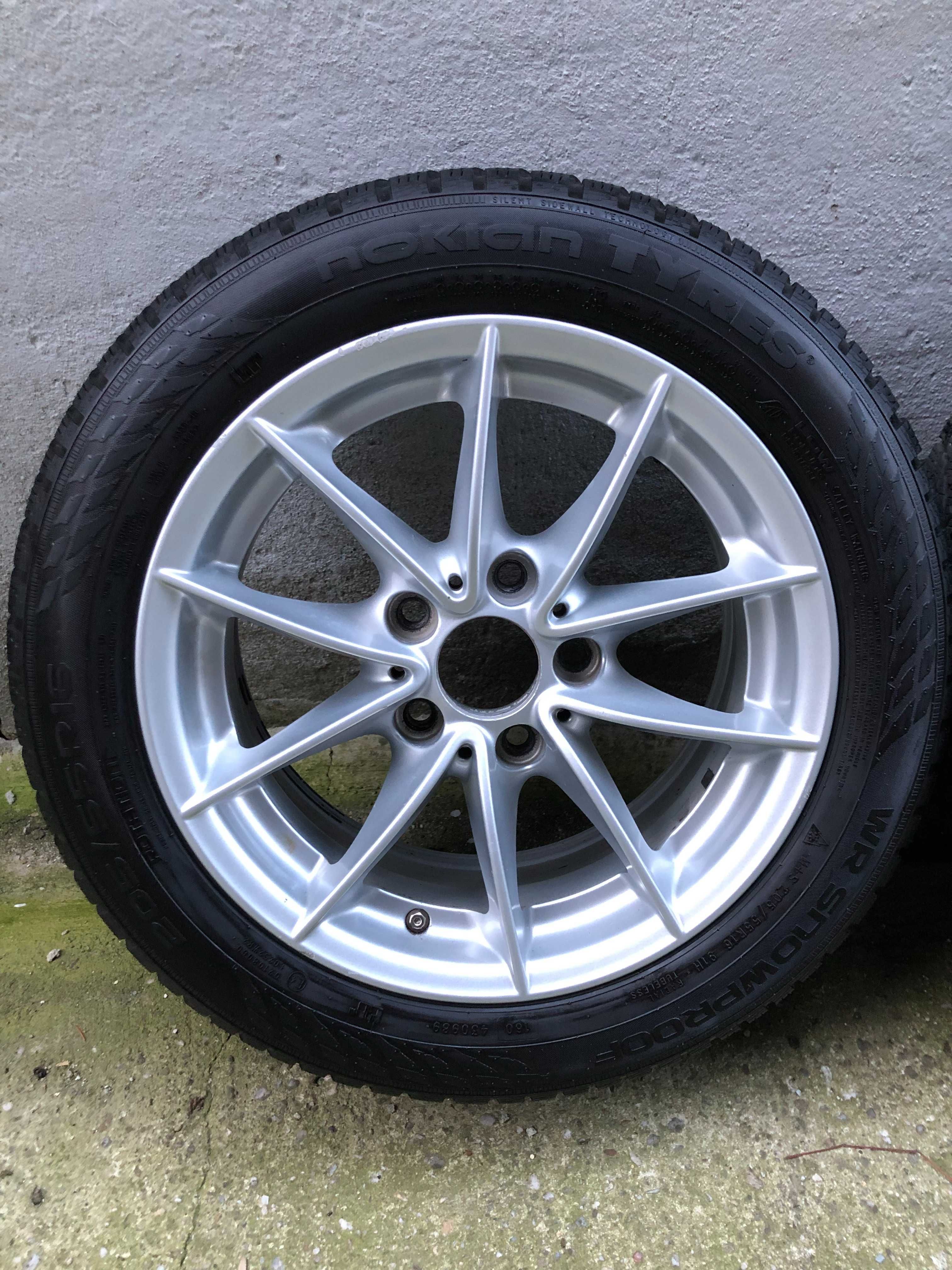 Jante roti BMW style 360 cu anvelope iarna Nokian 205/55 R16