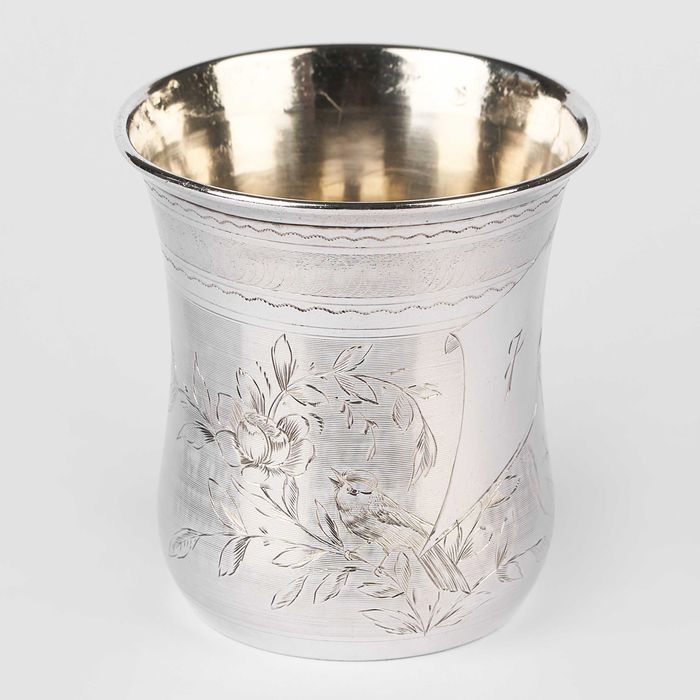 Pahar din argint 950-Paris Franta cca 1890-200 ml-argintart.ro