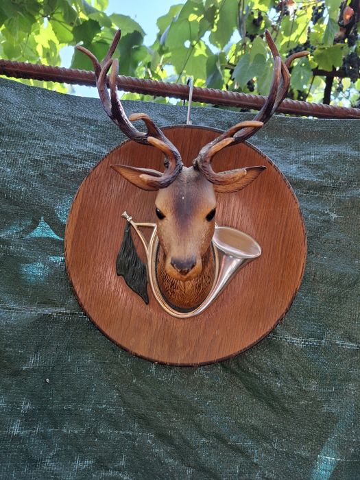 Trofeu,cap de cerb,compozit