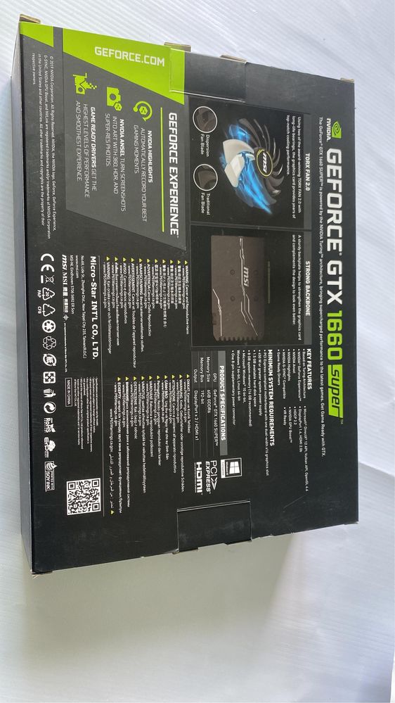 Msi geforce gtx 1660 super