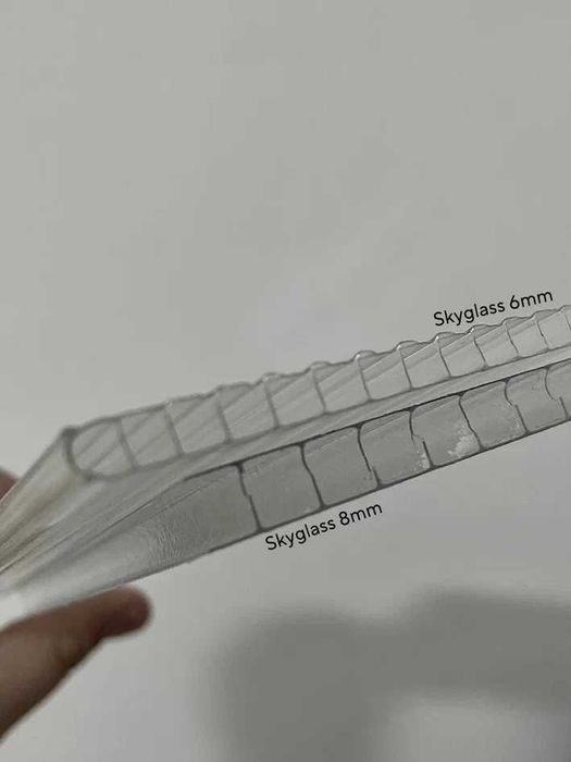 Поликарбонат сотовый, полигаль, 6мм, цветной и прозрачный, эконом